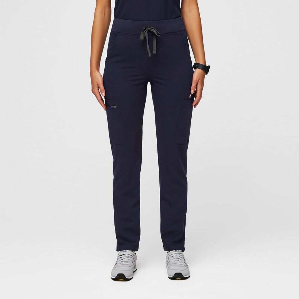 COPY - Figs navy High Waisted Yola™ Skinny Scrub Pants